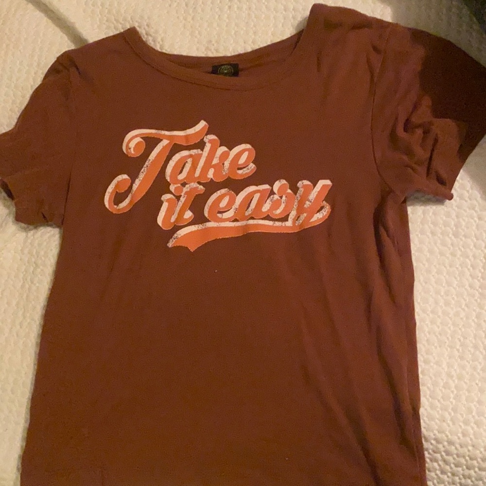 Brown baby tee from urban renewal